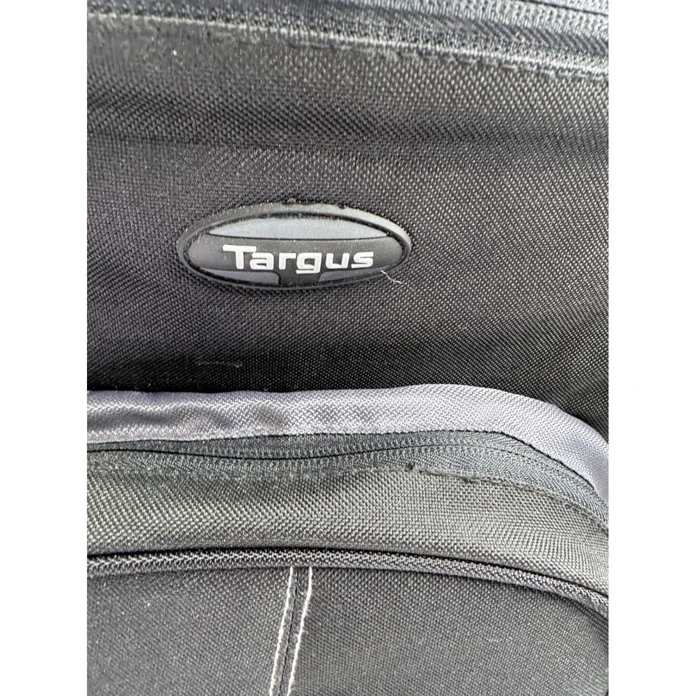 Targus Rolling Laptop Backpack Black Grey Travel Business Wheeled Bag Case